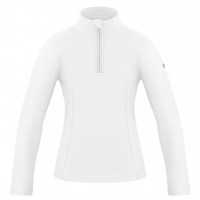 Girls micro fleece jacket white