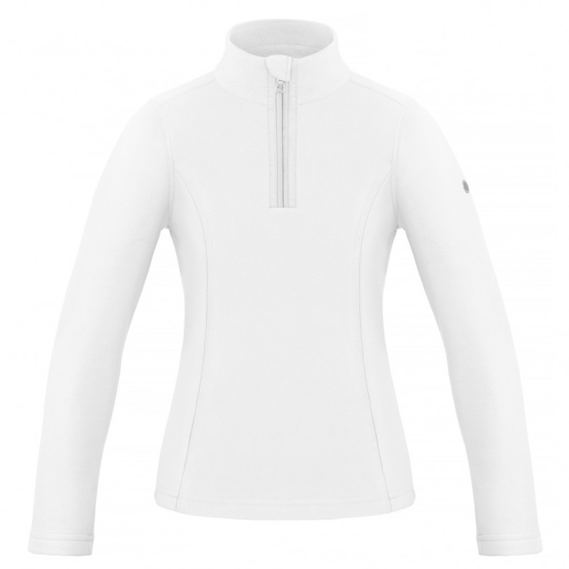 Girls micro fleece jacket white