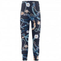 Girls thermopants jewelry gothic blue