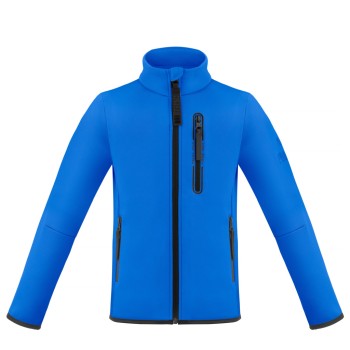 Boys stretch fleece jacket king blue