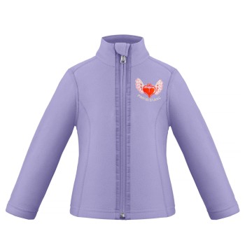 Girls micro fleece jacket peri purple