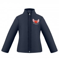 Girls micro fleece jacket gothic blue