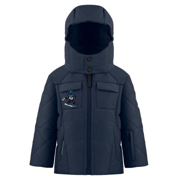 Boys ski jacket gothic blue