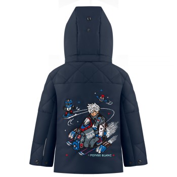 Boys ski jacket gothic blue