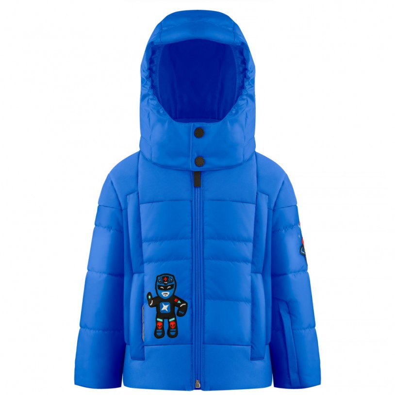 Boys ski jacket king blue