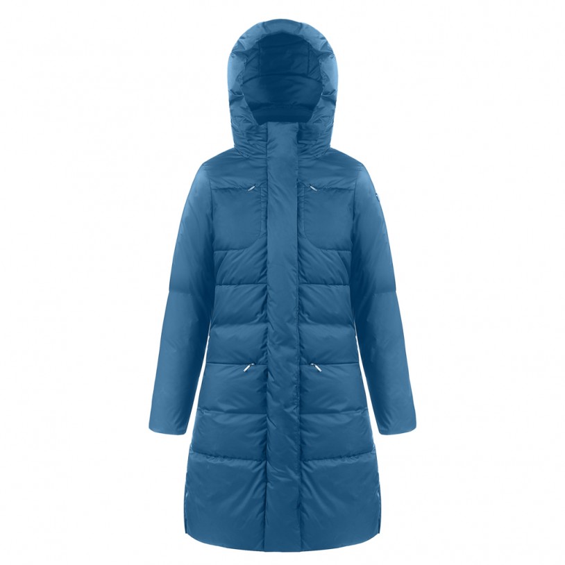 Girls down coat twilight blue