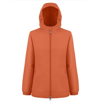 Womens rain jacket electro orange