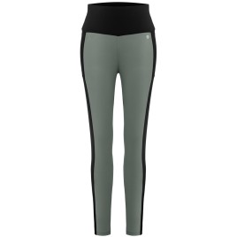 Womens leggings leaf green/black