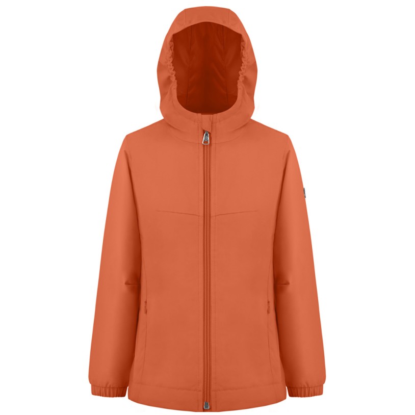 Girls rain jacket electro orange