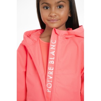 Girls rain jacket electro orange