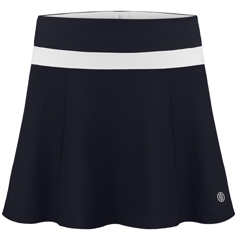 Girls skort oxford blue/white