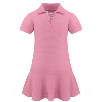 Girls polo dress sweet pink