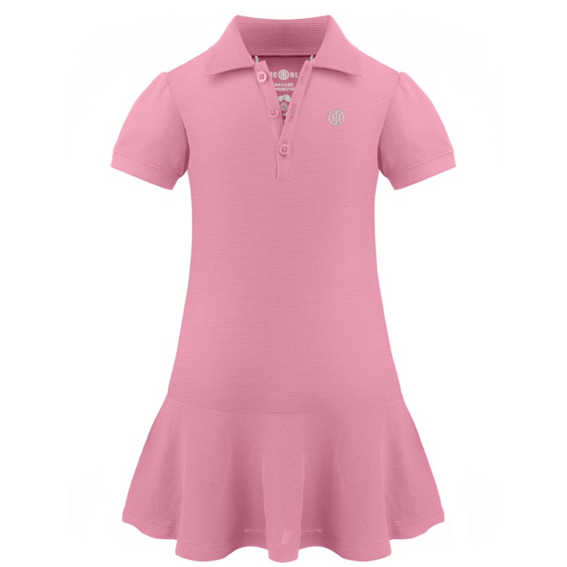 Girls polo dress sweet pink