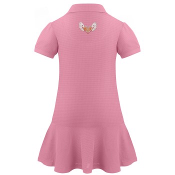 Girls polo dress sweet pink