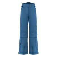 Girls stretch ski pants twilight blue Eva
