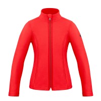 Girls micro fleece jacket scarlet red Ruby