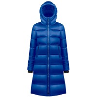 Womens down coat infinity blue