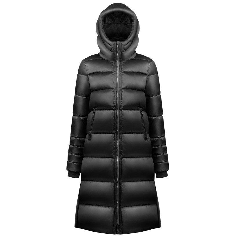 Womens down coat black