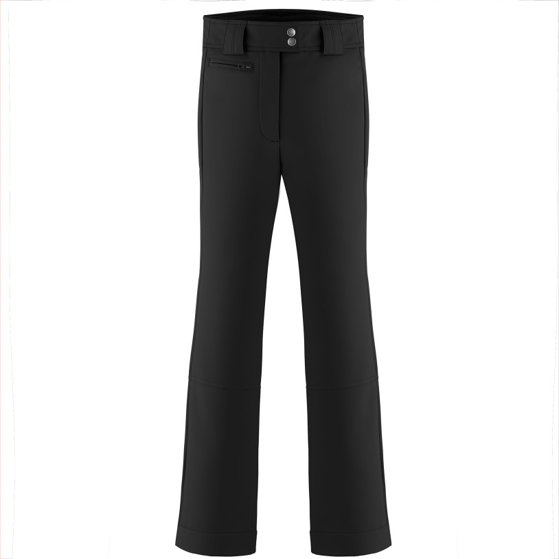 Womens softshell pants black