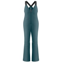 Womens stretch bib pants ever green