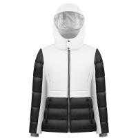 Womens stretch jacket white/black