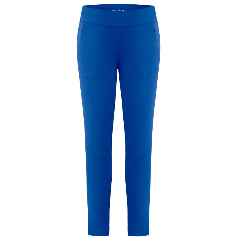 Womens stretch fleece pants infinity blue