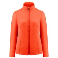 Womens micro fleece mandarin orange