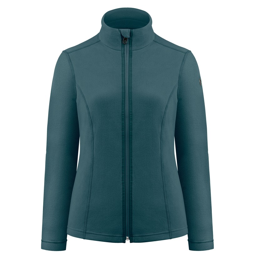 Womens micro fleece ever green