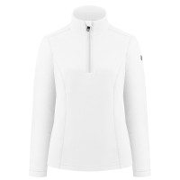 Womens micro fleece sweater white