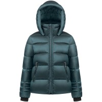 Girls synthetic down jacket ever green