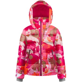 Girls synthetic down jacket nature pink