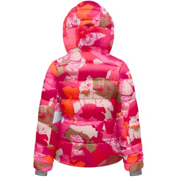 Girls synthetic down jacket nature pink