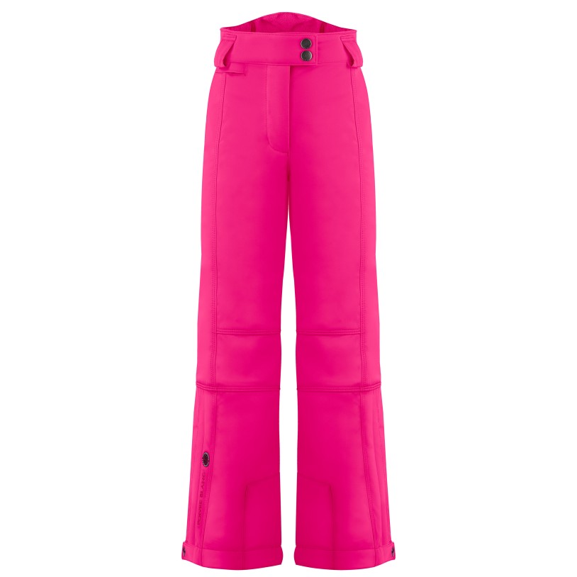 Girls stretch ski pants magenta pink