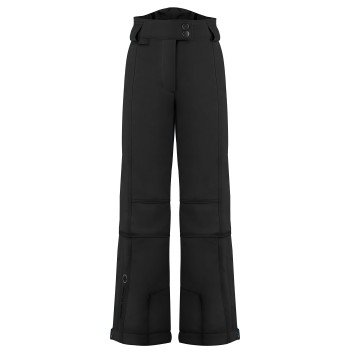 Girls stretch ski pants black