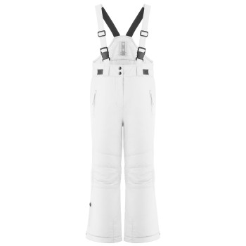 Girls ski pants white