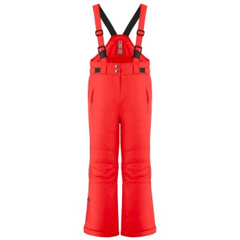 Girls ski pants scarlet red