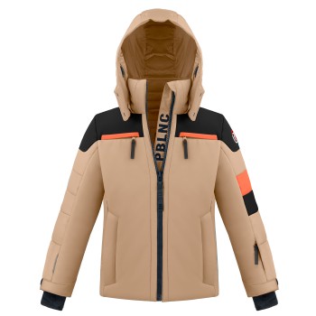 Boys ski jacket multico almond