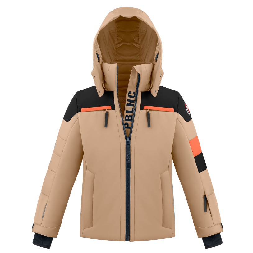 Boys ski jacket multico almond