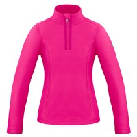 Girls micro fleece jacket magenta pink