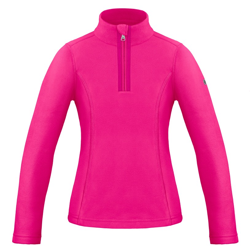 Girls micro fleece jacket magenta pink