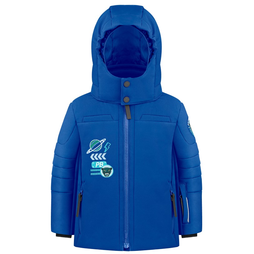 Boys ski jacket infinity blue