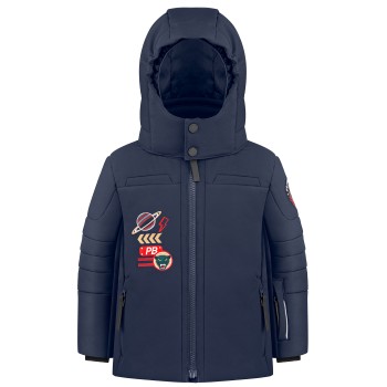 Boys ski jacket gothic blue