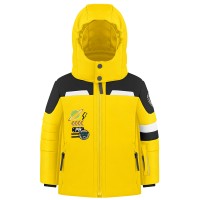 Boys ski jacket multico sunny yellow