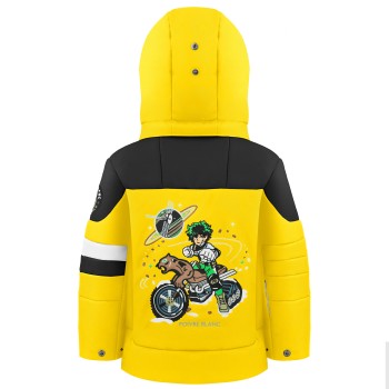 Boys ski jacket multico sunny yellow