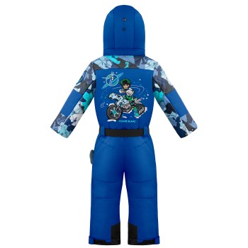 Boys ski overall infinity blue/nature blue