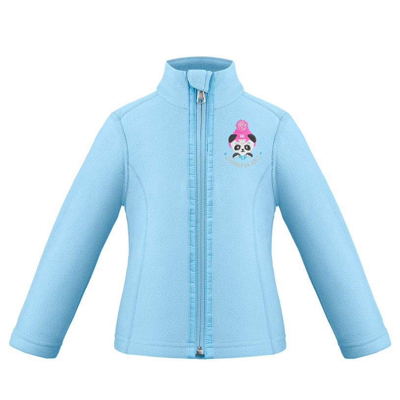 Girls micro fleece jacket starlight blue