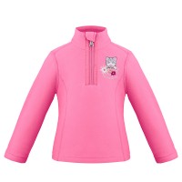 Girls micro fleece jacket lolly pink