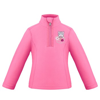 Girls micro fleece jacket lolly pink