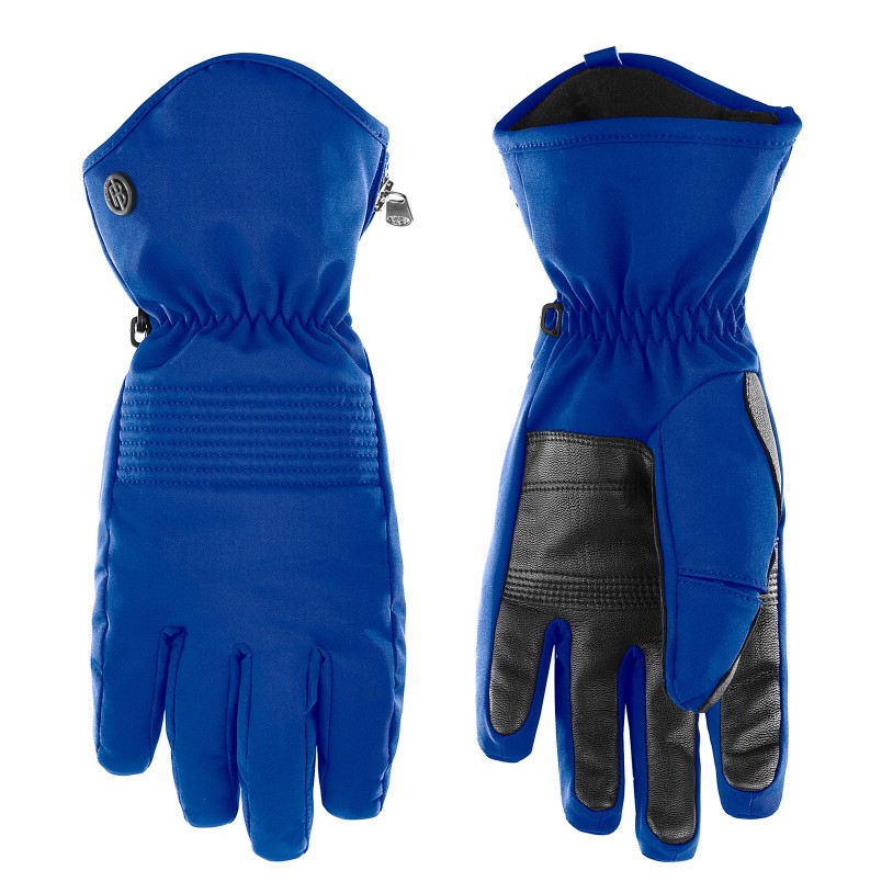 Womens ski gloves infinity blue