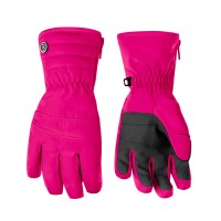 Girls ski gloves magenta pink